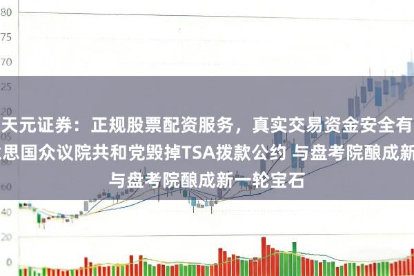 天元证券:正规股票配资服务,真实交易资金安全有保障 好意思国众议院共和党毁掉TSA拨款公约 与盘考院酿成新一轮宝石