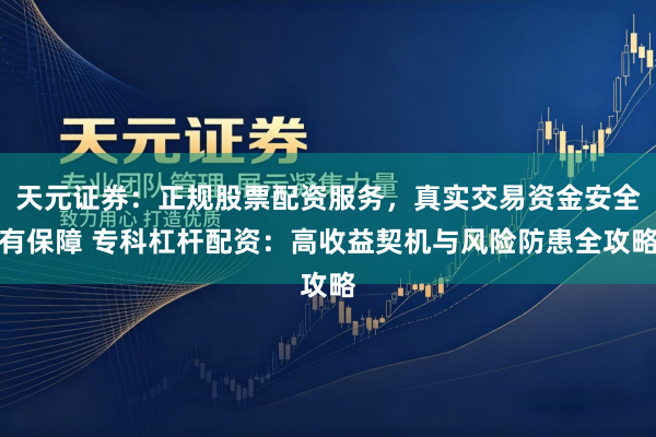 天元证券：正规股票配资服务，真实交易资金安全有保障 专科杠杆配资：高收益契机与风险防患全攻略